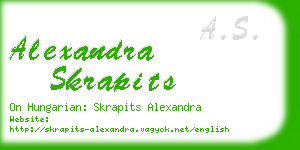 alexandra skrapits business card